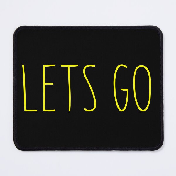 Item preview, Trending Slogan Lets Go In Yellow designed and sold by NeavesPhoto.