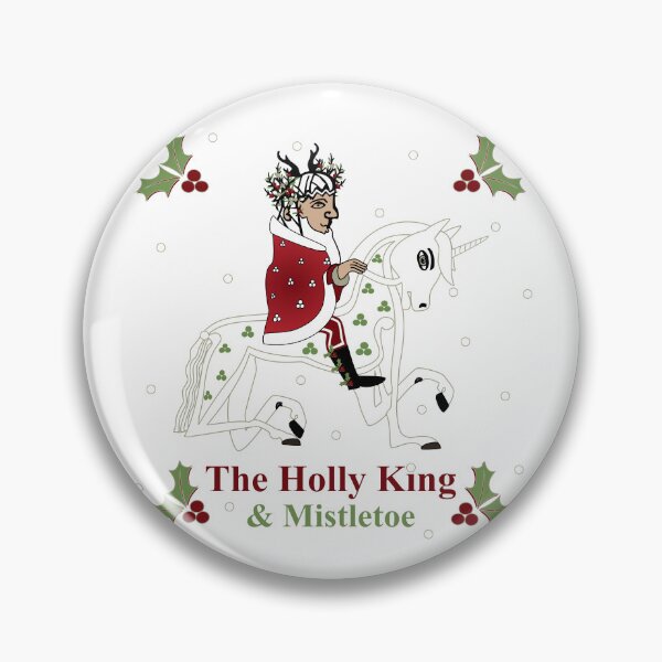 Item preview, The Holly King and his steed Mistletoe. designed and sold by Motes of the Gleam.