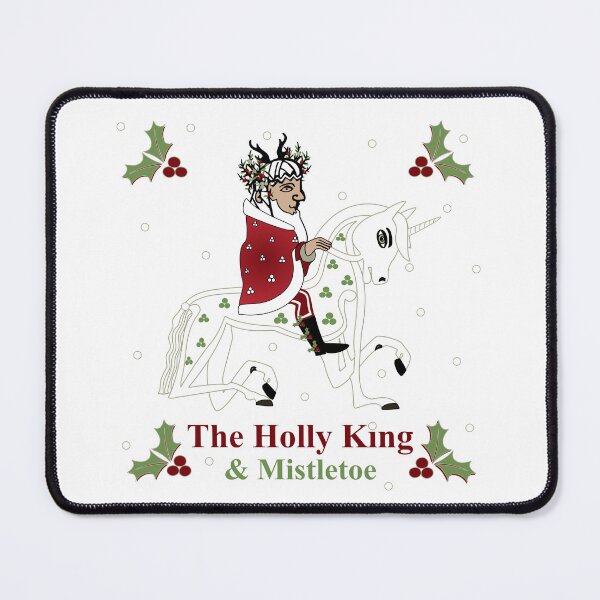 Item preview, The Holly King and his steed Mistletoe. designed and sold by Motes of the Gleam.