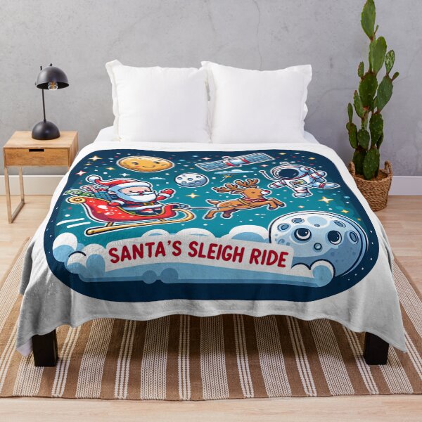 Item preview, Space Santa designed and sold by STICKERSPRITZ.