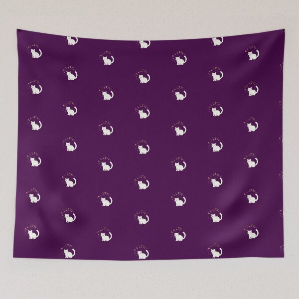 Item preview, 「A clever and stylish cat that dances among the falling leaves.」│purple│（落ち葉の中で踊る賢くてスタイリッシュな猫） designed and sold by WshopTy.