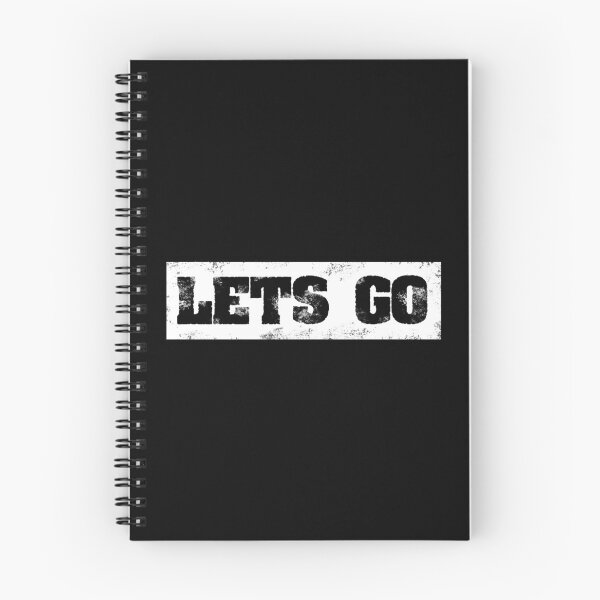Item preview, Trending Slogan Lets Go In Grunge White designed and sold by NeavesPhoto.