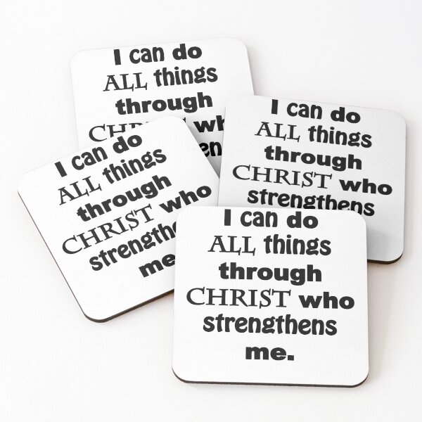Item preview, I can do all things through christ who strengthens me designed and sold by JanderraDesigns.