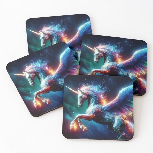 Item preview, Mythical Prism Unicorn in Cosmic Bloom designed and sold by Nick Seidel.