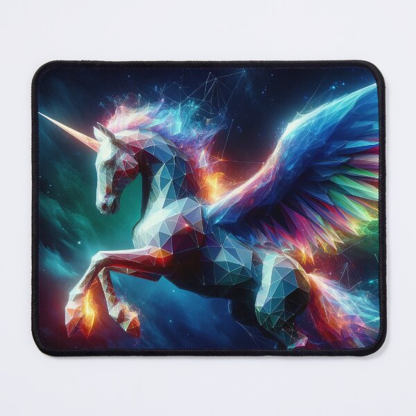 Item preview, Mythical Prism Unicorn in Cosmic Bloom designed and sold by Nick Seidel.