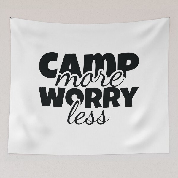 Item preview, Camp More Worry Less designed and sold by MDSDesigns.