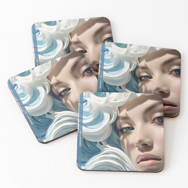Item preview, Woman in the waves designed and sold by Jeanne-d-Art.