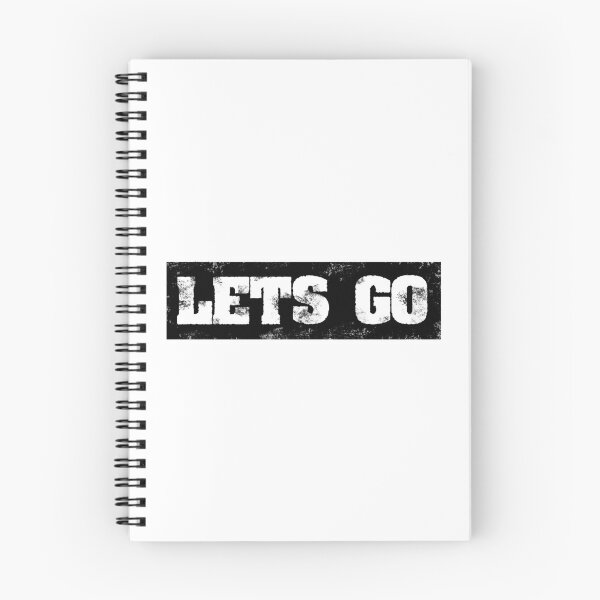 Item preview, Trending Slogan Lets Go In Grunge Black designed and sold by NeavesPhoto.