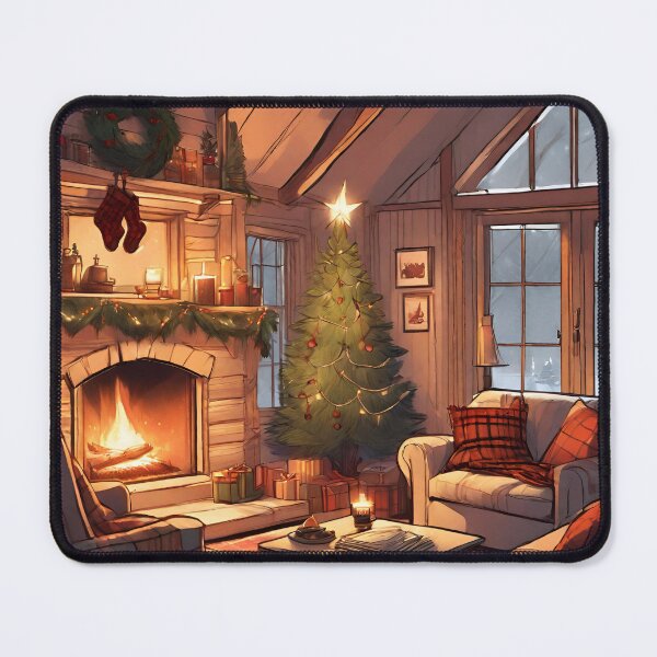 Item preview, Cozy Livingroom in Christmas Winter Series 01 designed and sold by indarkestroom.