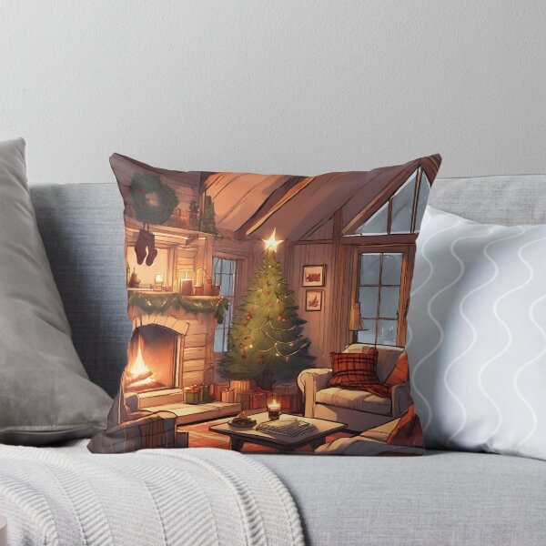 Item preview, Cozy Livingroom in Christmas Winter Series 01 designed and sold by indarkestroom.