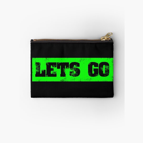 Item preview, Trending Slogan Lets Go In Grunge Green designed and sold by NeavesPhoto.