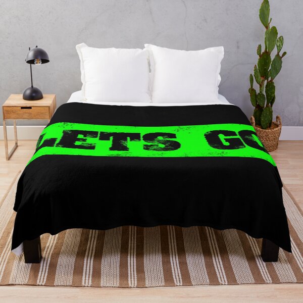 Item preview, Trending Slogan Lets Go In Grunge Green designed and sold by NeavesPhoto.