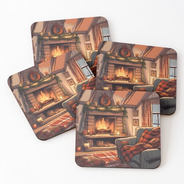 Item preview, Cozy Livingroom in Christmas Winter Series 02 designed and sold by indarkestroom.