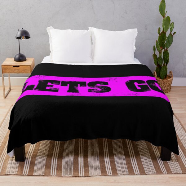 Item preview, Trending Slogan Lets Go In Grunge Pink designed and sold by NeavesPhoto.