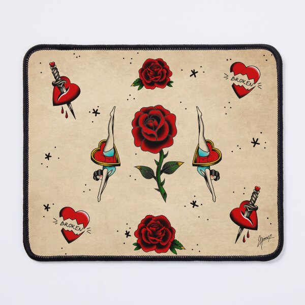 Item preview, Traditional Tattoos No1 designed and sold by RetroCoven.