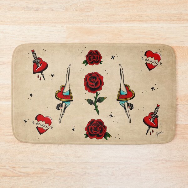 Item preview, Traditional Tattoos No1 designed and sold by RetroCoven.