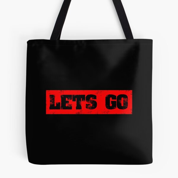 Item preview, Trending Slogan Lets Go In Grunge Red designed and sold by NeavesPhoto.