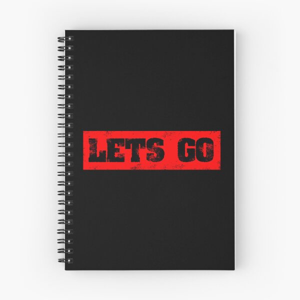 Item preview, Trending Slogan Lets Go In Grunge Red designed and sold by NeavesPhoto.