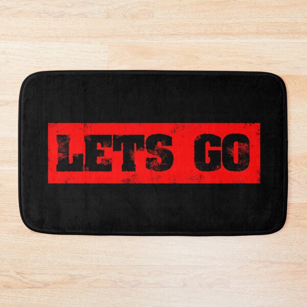 Item preview, Trending Slogan Lets Go In Grunge Red designed and sold by NeavesPhoto.