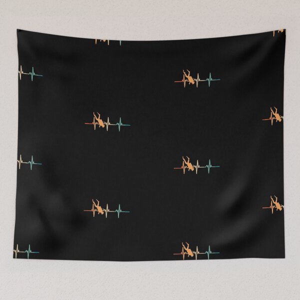 Item preview, Retro diving heartbeat  designed and sold by LU NA.