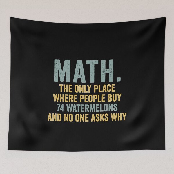 Item preview, Funny Math Teacher Student - Mathematician Watermelon designed and sold by Amineharoni.