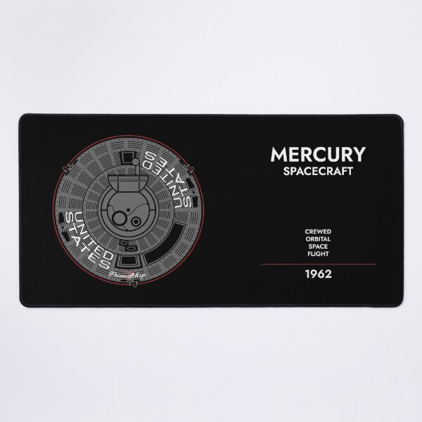 Item preview, Mercury Spacecraft. Crewed Orbital Space Flight. 1962 designed and sold by BGALAXY.