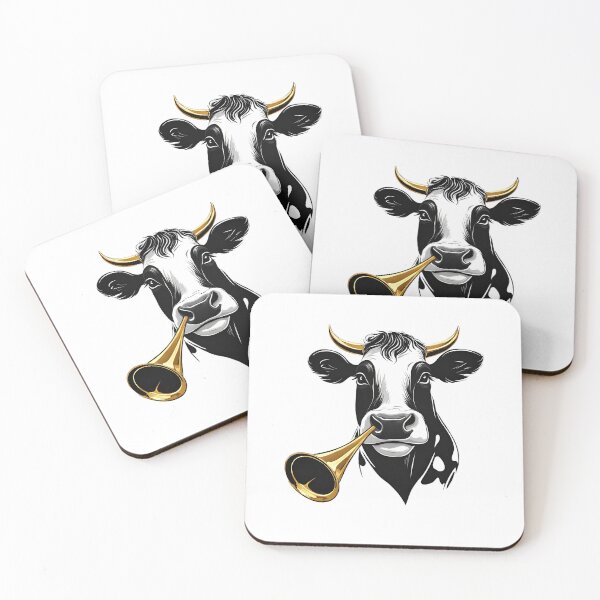 Item preview, Musician Animals Orchestra Cow designed and sold by joyfulcow.