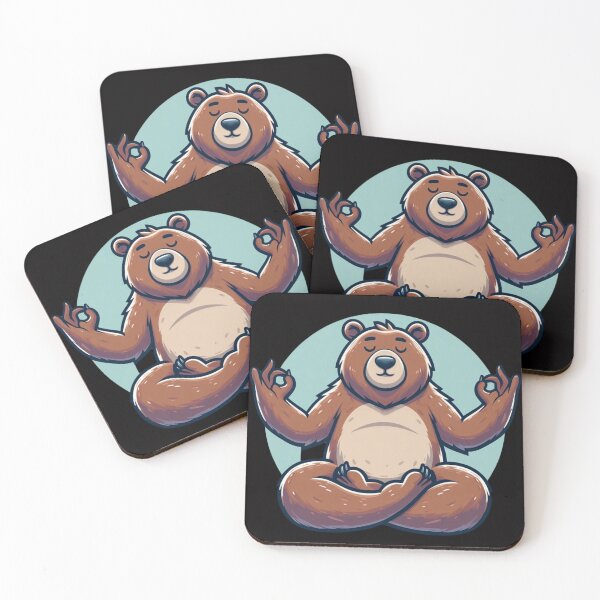 Item preview, Yoga Bear designed and sold by HeadTurningArt.