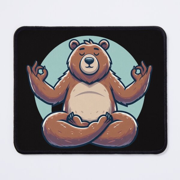 Item preview, Yoga Bear designed and sold by HeadTurningArt.