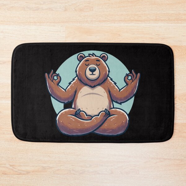 Item preview, Yoga Bear designed and sold by HeadTurningArt.