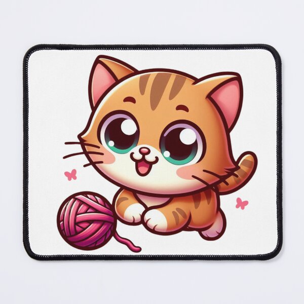 Item preview, Cat Playing Ball Yarn designed and sold by Azrora.