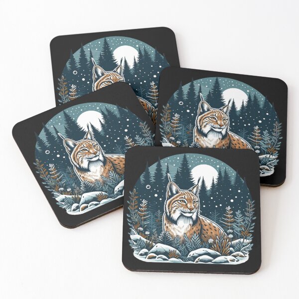 Item preview, Lynx in winter designed and sold by Azrora.