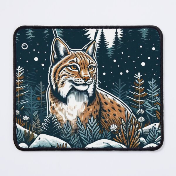 Item preview, Lynx in winter designed and sold by Azrora.