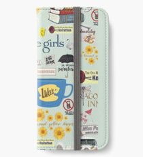 Gilmore Girls Collage, mint green iPhone Wallet/Case/Skin