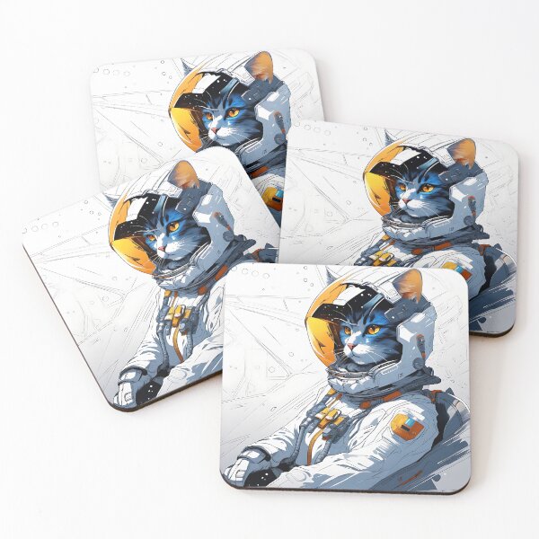 Item preview, Cat Cosmonaut designed and sold by KaiLabsArt.