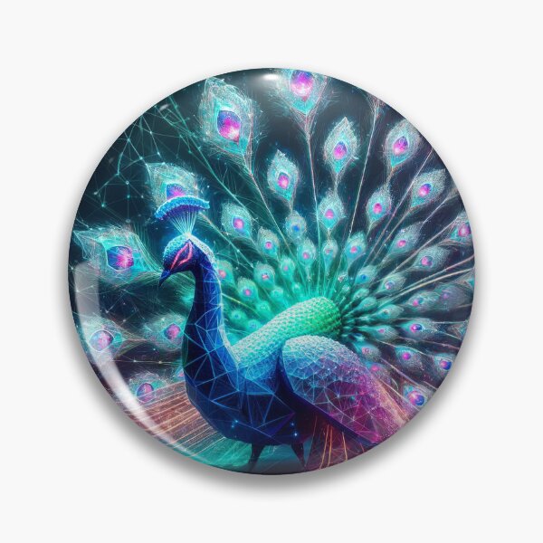 Item preview, Neon Majesty: The Peacock's Luminous Plumage designed and sold by Nick Seidel.