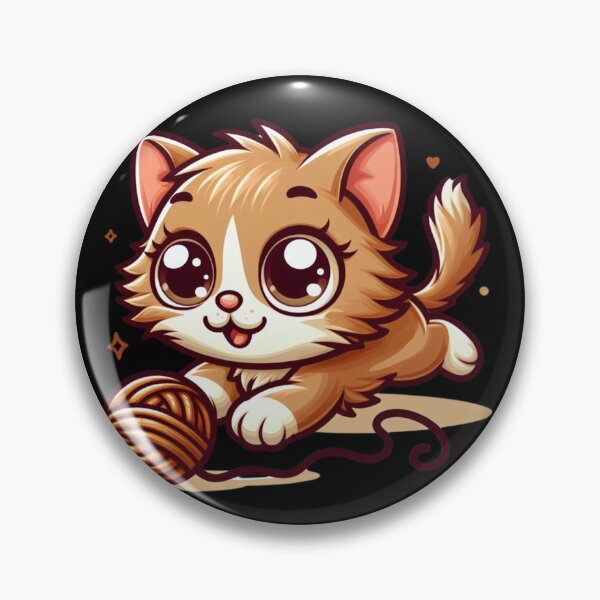 Item preview, Cat Playing Ball Yarn designed and sold by Azrora.