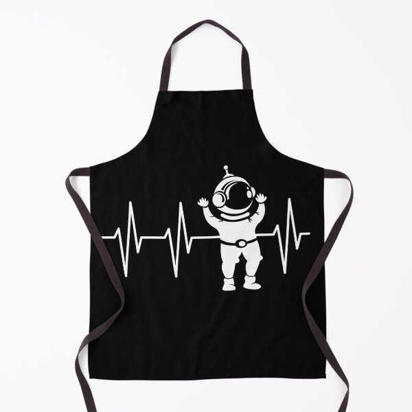Item preview, Heartbeat symbol with astronaut - space comic astronaut designed and sold by AndreMi.