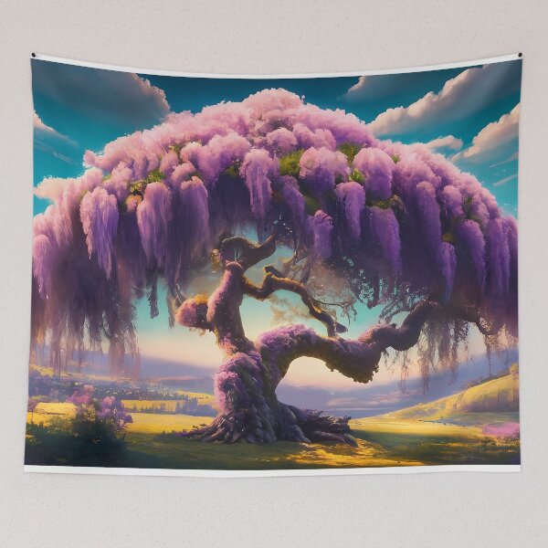 Item preview, The Lonely Wisteria of the Valley designed and sold by EmeraldeaArt.