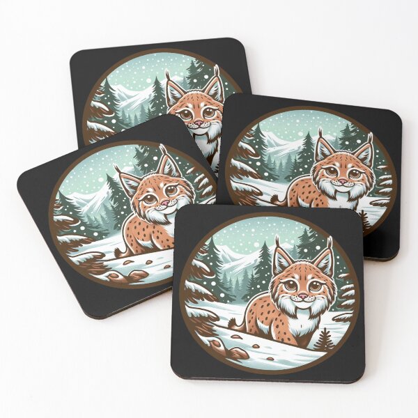 Item preview, Lynx in winter designed and sold by Azrora.