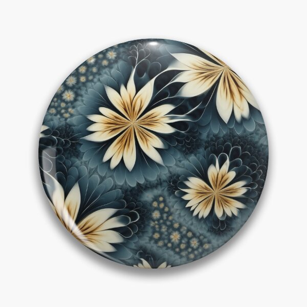 Item preview, White and blue flower pattern  designed and sold by Sinet40.