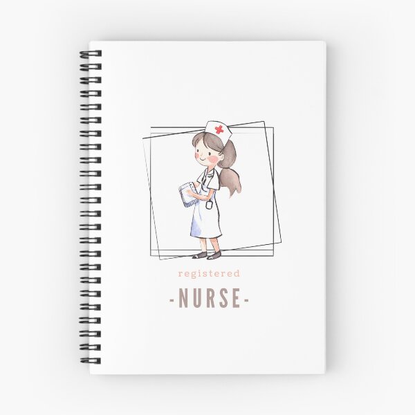 Item preview, Registered Nurse - Watercolor Illustration designed and sold by PixelBadBunny.
