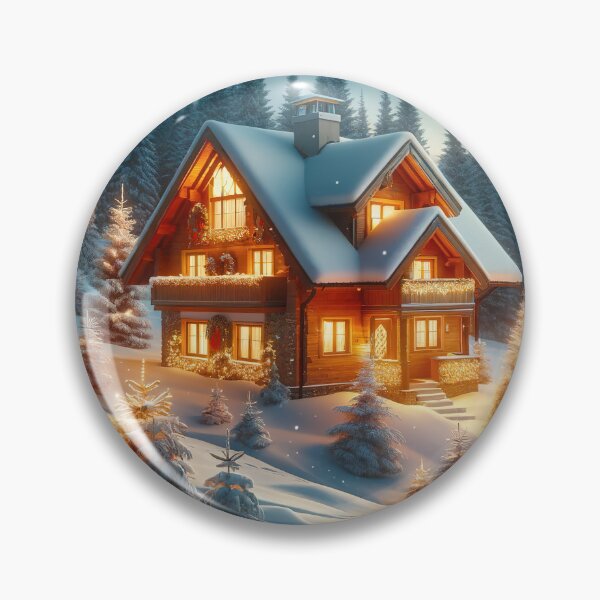 Item preview, Enchanted Winter Cabin designed and sold by FIYARO.