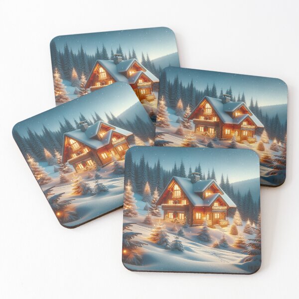 Item preview, Enchanted Winter Cabin designed and sold by FIYARO.