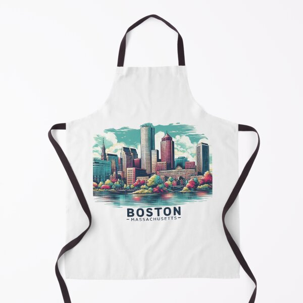 Item preview, Boston Massachusetts Watercolor Illustration designed and sold by PaintMeWorld.