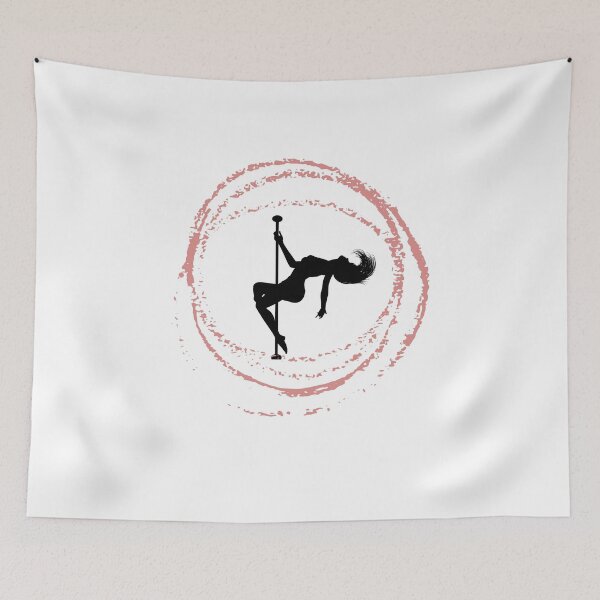 Item preview, Light Pink Circle - Poledance art designed and sold by LifeSimpliCity.