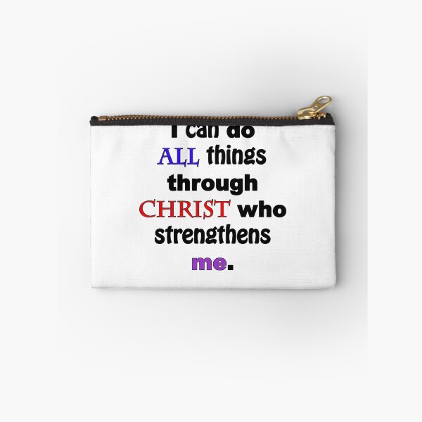 Item preview, I can do all things through christ who strengthens me with colour designed and sold by JanderraDesigns.