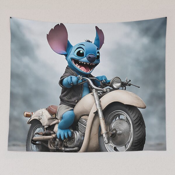 Item preview, Stitch in motorcycle designed and sold by 3DLD.