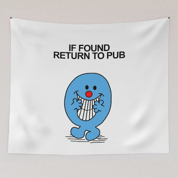 Item preview, If found return to pub designed and sold by Scat the cat.