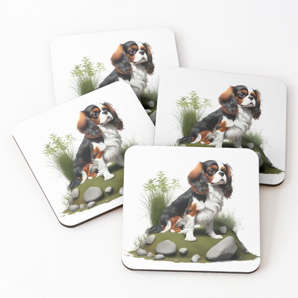 Item preview, Beautiful Tricolor Cavalier King Charles designed and sold by Kaleddis.